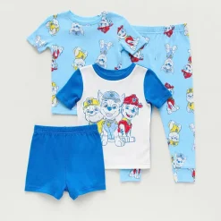 Toddler Boys Paw Patrol Crew Neck Short Sleeve 4-pc. Pajama Set