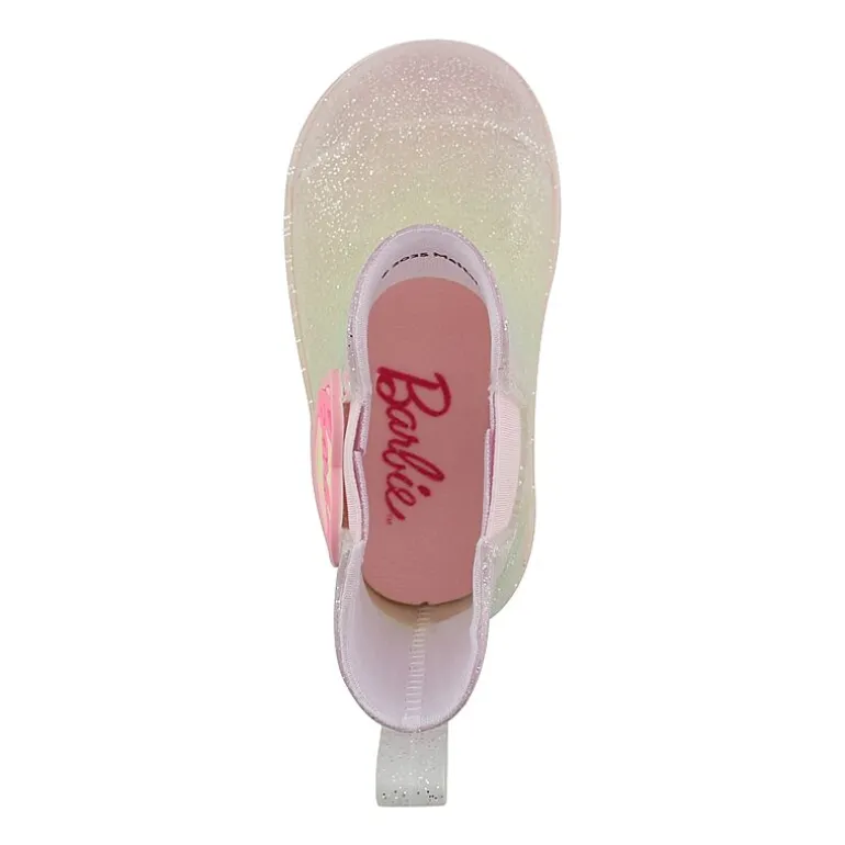 Toddler Girls Barbie Barbie Flat Heel Rain Boots