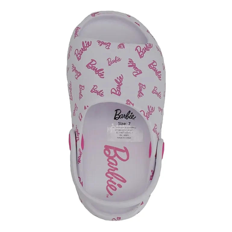 Toddler Girls Barbie Cloud Slide Sandals