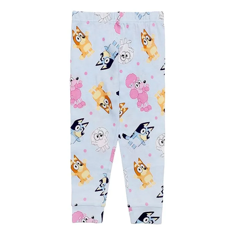 Toddler Girls Bluey Crew Neck Short Sleeve 4-pc. Pajama Set