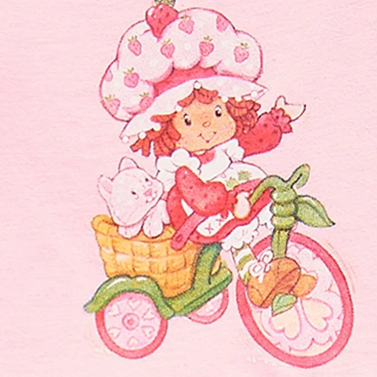 Toddler Girls Sleeveless Flutter Strawberry Shortcake A-Line Dress