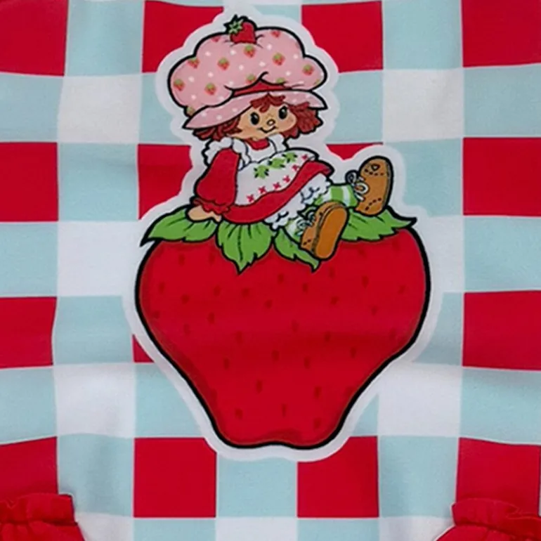 Toddler Girls Strawberry Shortcake Sleeveless Toddler One Piece Swimsuit