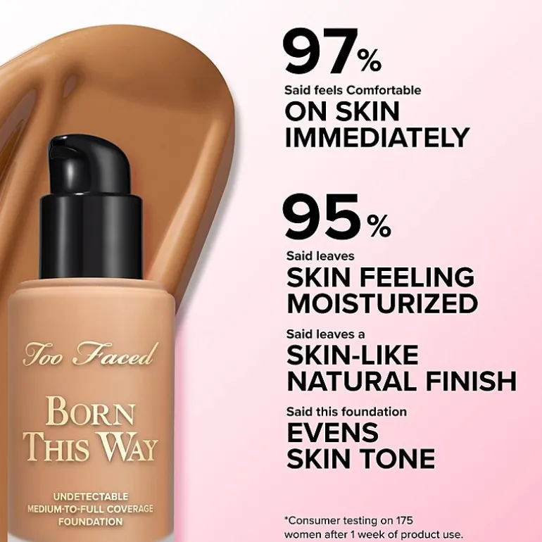 Too Faced Born This Way Undetectable Medium-To-Full Coverage Foundation