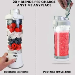 Total Chef Cordless USB Portable Blender 20 oz