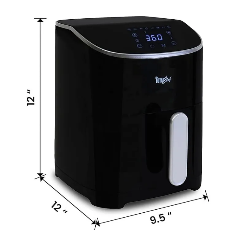 Total Chef Digital Air Fryer, 5 Qt Touch Controls