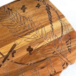 Totally Bamboo Origins State Shaped Serving and Cutting Board