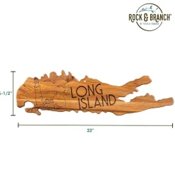 Totally Bamboo Origins State Shaped Serving and Cutting Board