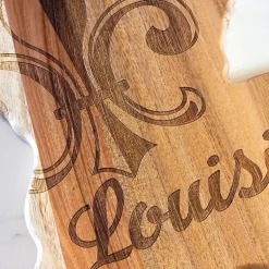 Totally Bamboo Origins State Shaped Serving and Cutting Board