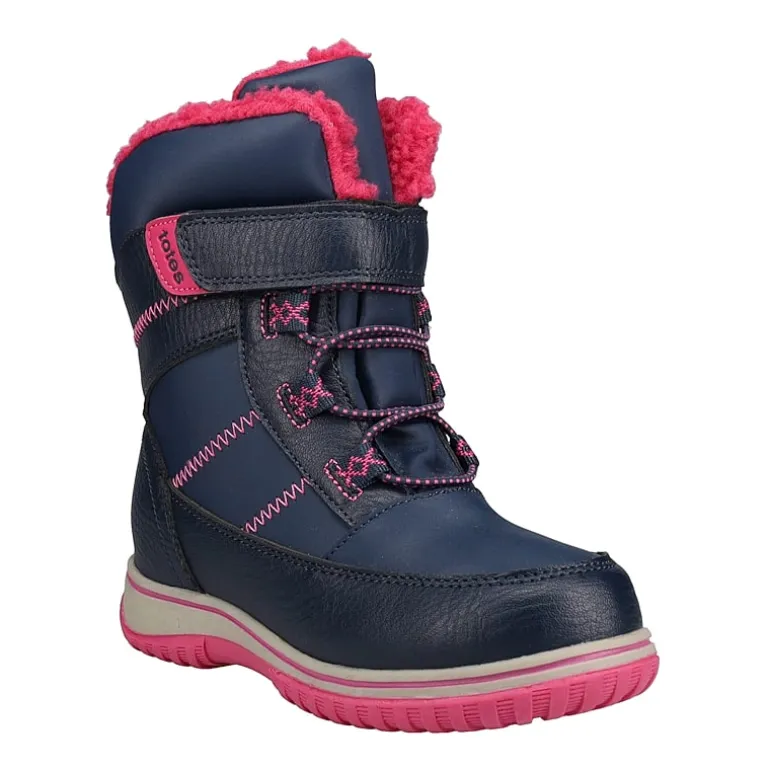 Totes Big Kid Girls Bailey Waterproof Insulated Flat Heel Winter Boots