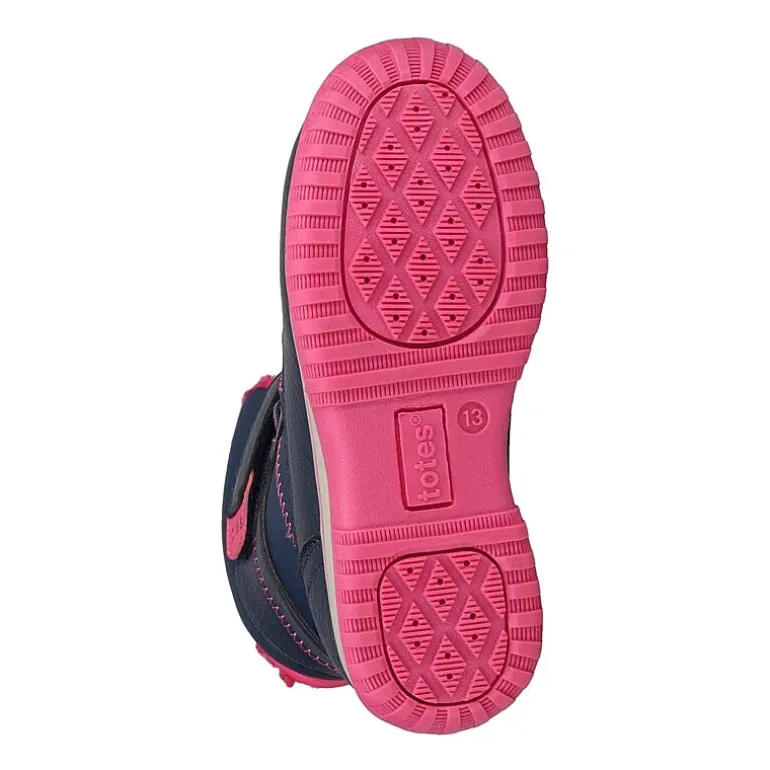 Totes Big Kid Girls Bailey Waterproof Insulated Flat Heel Winter Boots