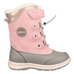 Totes Big Kid Girls Diamond Waterproof Insulated Flat Heel Winter Boots