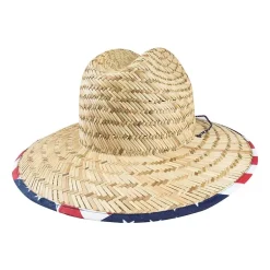 Totes Lifeguard Americana Straw Mens Safari Hat