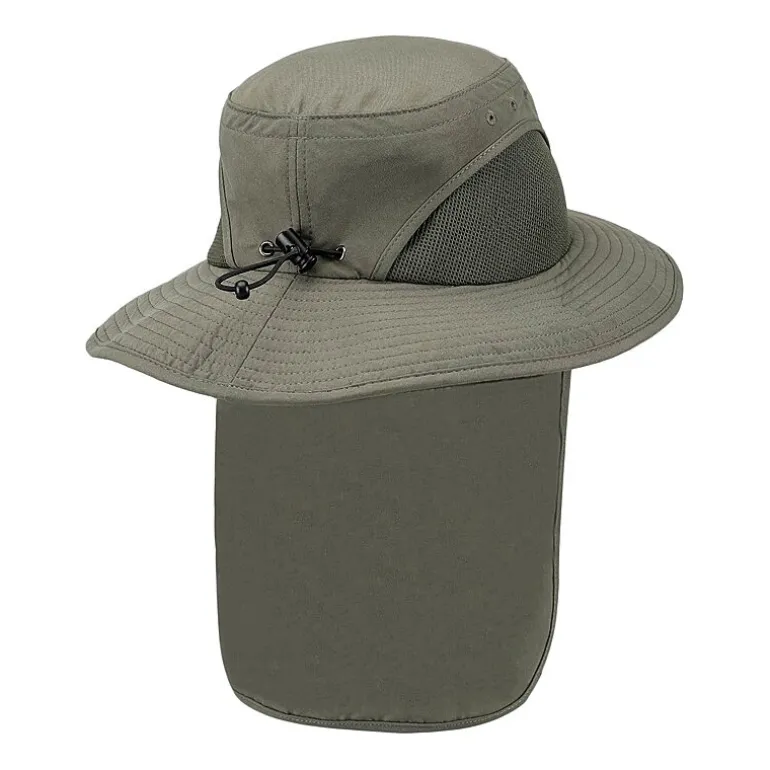 Totes Neck Protector Mens Safari Hat
