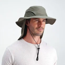 Totes Neck Protector Mens Safari Hat