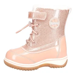 Totes Toddler Girls Quackquack Waterproof Insulated Flat Heel Winter Boots