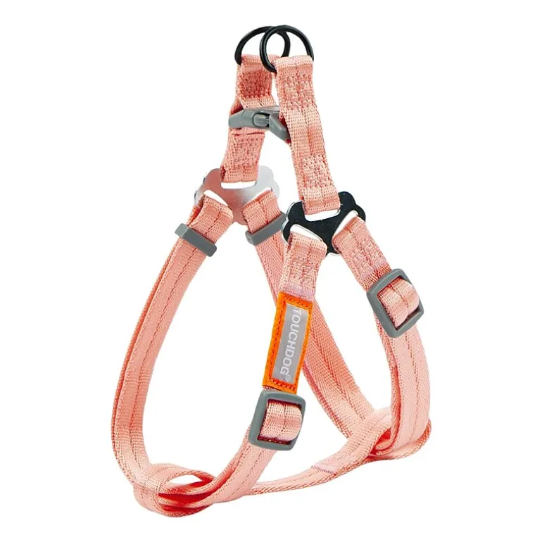 Touchdog Macaron' 2-In-1 Durable Nylon Leash Dog Harness