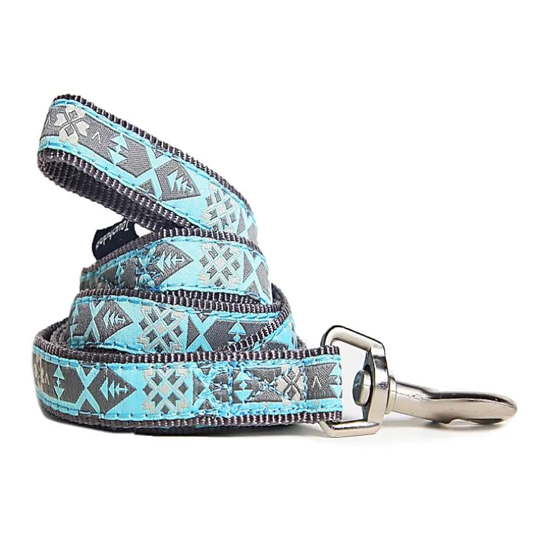 Touchdog Shape Patterned' Tough Stitched Embroidered Collar Dog Leash
