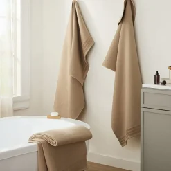 Town And Country Small Waffle Woven Terry Stripe 4-pc. Quick Dry Bath Towel Set