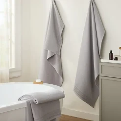 Town And Country Small Waffle Woven Terry Stripe 4-pc. Quick Dry Bath Towel Set