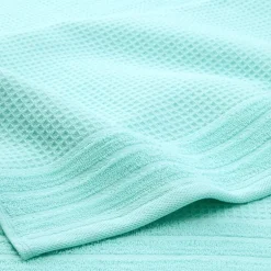 Town And Country Small Waffle Woven Terry Stripe 4-pc. Quick Dry Bath Towel Set