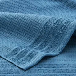 Town And Country Small Waffle Woven Terry Stripe 4-pc. Quick Dry Bath Towel Set