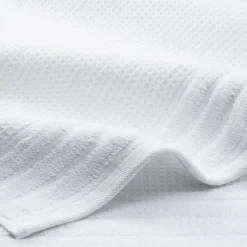 Town And Country Small Waffle Woven Terry Stripe 4-pc. Quick Dry Bath Towel Set