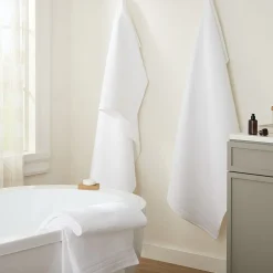 Town And Country Small Waffle Woven Terry Stripe 4-pc. Quick Dry Bath Towel Set