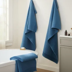 Town And Country Small Waffle Woven Terry Stripe 4-pc. Quick Dry Bath Towel Set
