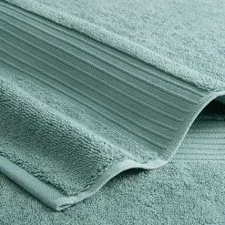 Town And Country Solid Dobby Border 4-pc. Quick Dry Bath Towel Set