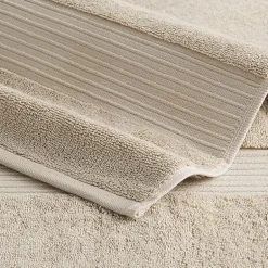 Town And Country Solid Dobby Border 4-pc. Quick Dry Bath Towel Set
