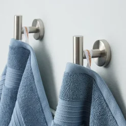 Town And Country Solid Dobby Border 4-pc. Quick Dry Bath Towel Set