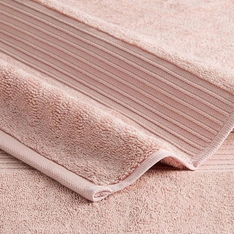 Town And Country Solid Dobby Border 4-pc. Quick Dry Bath Towel Set