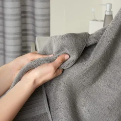 Town And Country Solid Dobby Border 4-pc. Quick Dry Bath Towel Set