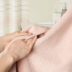 Town And Country Solid Dobby Border 4-pc. Quick Dry Bath Towel Set