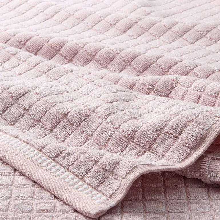 Town And Country Windowpane Textured 4-pc. Quick Dry Bath Towel Set