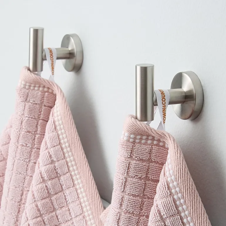 Town And Country Windowpane Textured 4-pc. Quick Dry Bath Towel Set