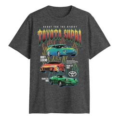 Toyota Mens Crew Neck Short Sleeve Regular Fit Graphic T-Shirt