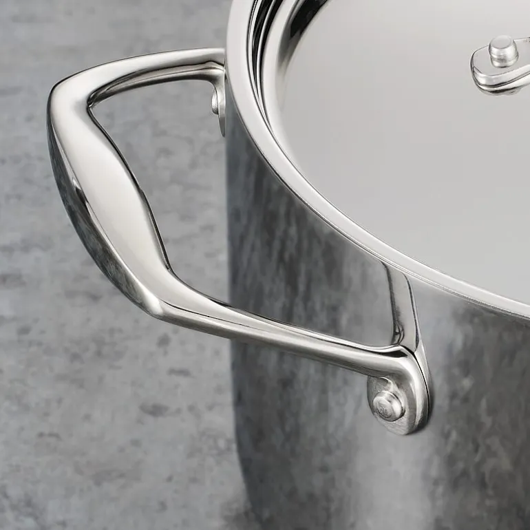 Tramontina Gourmet Tri-Ply Clad 18/10 Stainless Steel Induction-Ready Braiser with Lid
