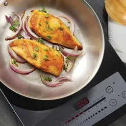 Tramontina Gourmet Tri-Ply Clad 18/10 Stainless Steel Induction-Ready Braiser with Lid