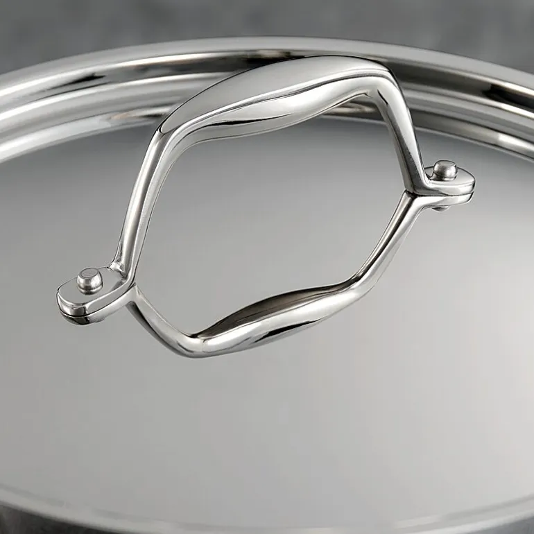 Tramontina Gourmet Tri-Ply Clad 18/10 Stainless Steel Induction-Ready Braiser with Lid