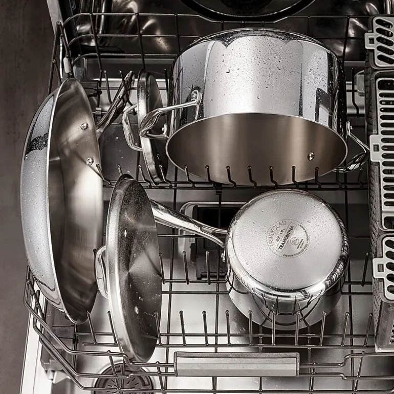 Tramontina Gourmet Tri-Ply Clad 18/10 Stainless Steel Induction-Ready Braiser with Lid