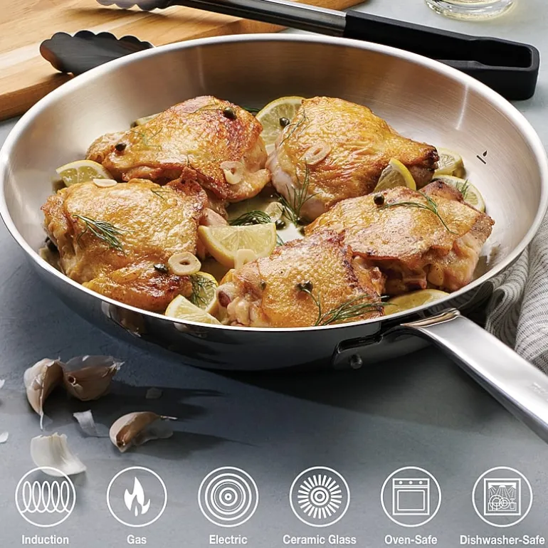 Tramontina Tempo Tri-Ply Stainless Steel 14-pc. Cookware Set