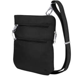 Travelon Anti-Theft Classic Slim Double Zip Crossbody Bag