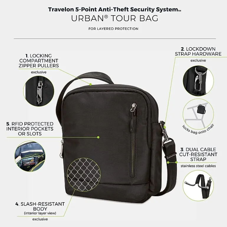 Travelon Anti-Theft Urban® Tour Bag