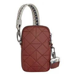 Travelon Boho Anti-Theft 2 Compartment Phone Crossbody