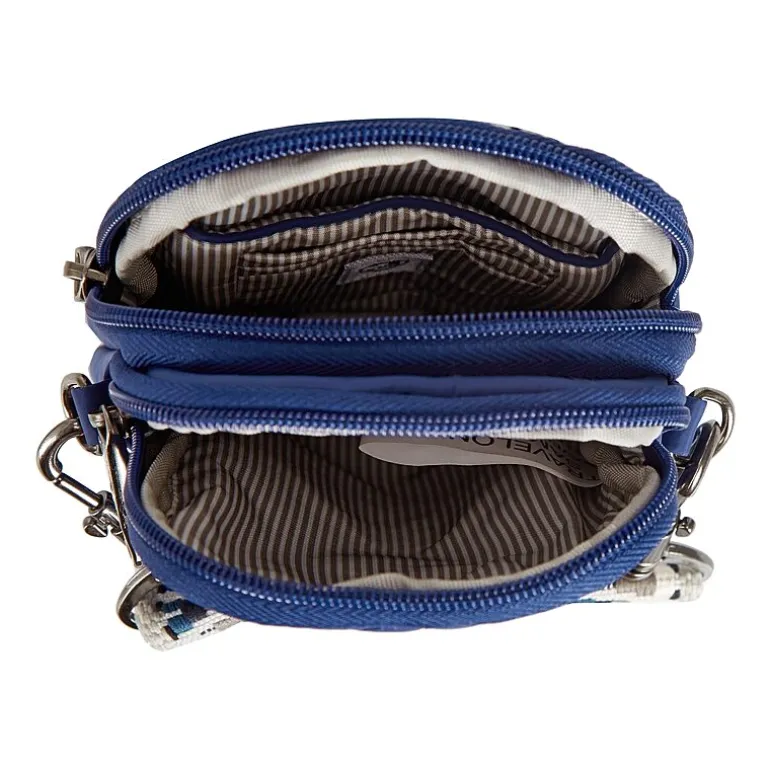 Travelon Boho Anti-Theft 2 Compartment Phone Crossbody