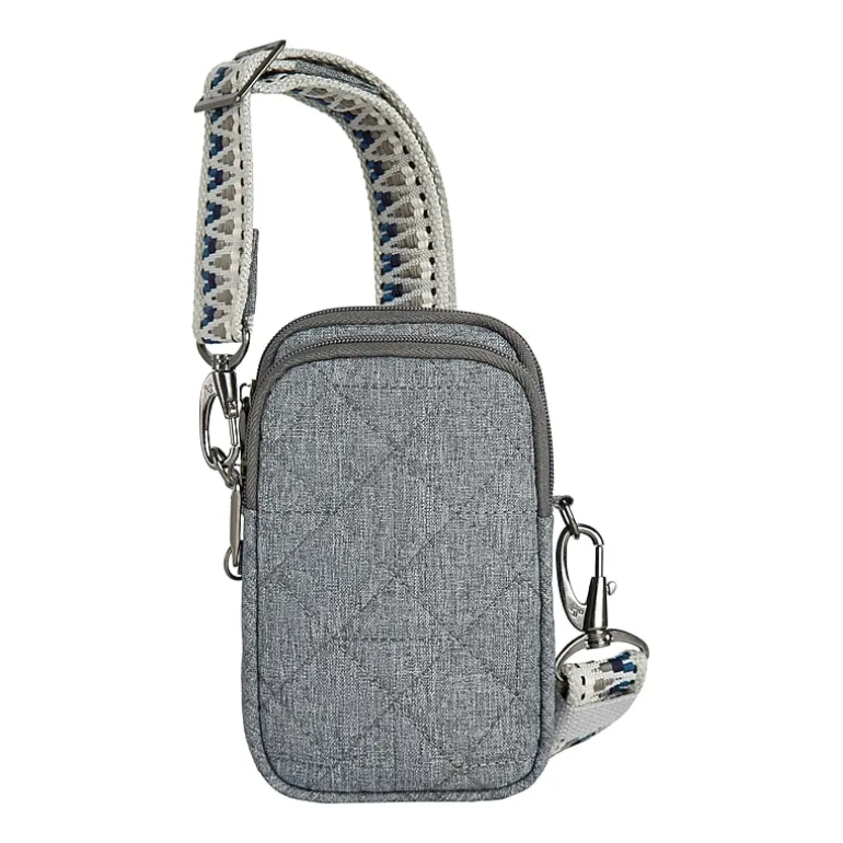 Travelon Boho Anti-Theft 2 Compartment Phone Crossbody