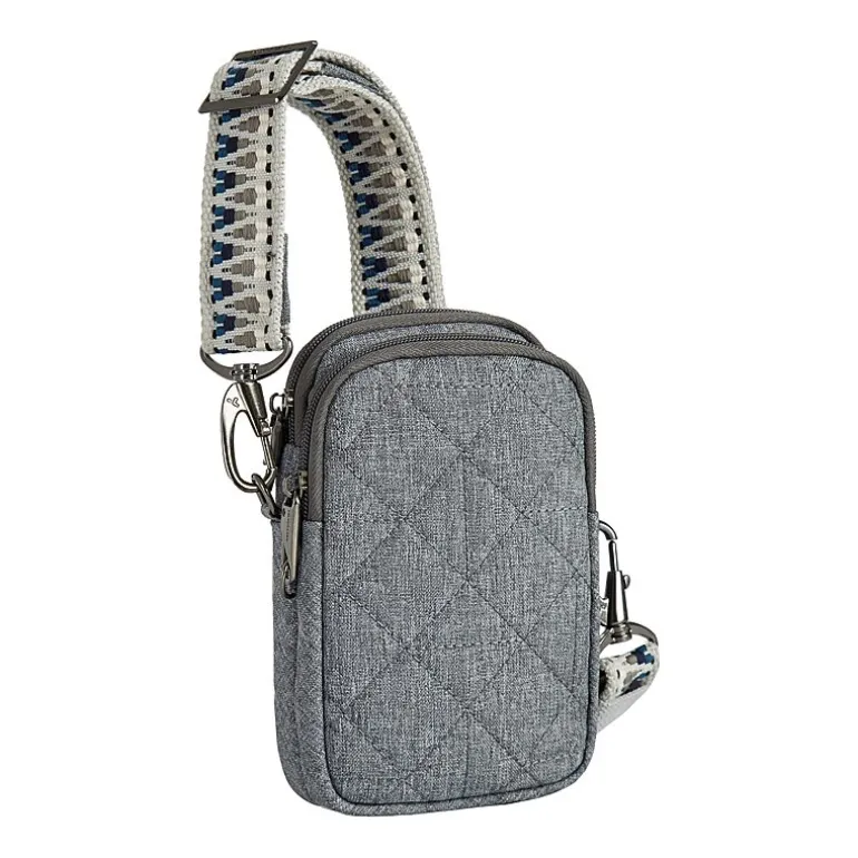 Travelon Boho Anti-Theft 2 Compartment Phone Crossbody