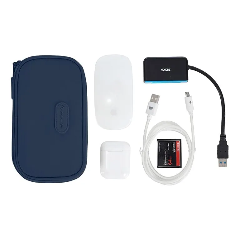 Travelon 2-In-1 Jewelry Tech Organizer