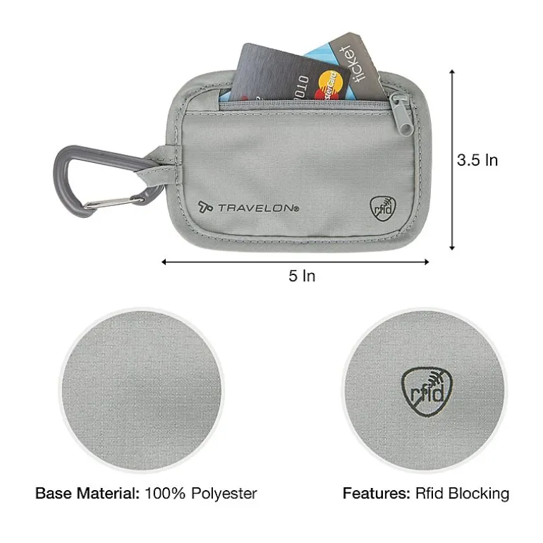 Travelon RFID Blocking Clip Stash Pouch